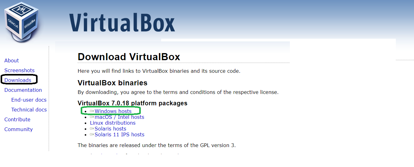 download virtualbox
