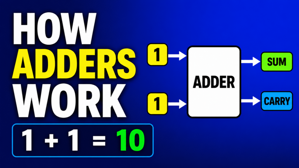How Adders Work &mdash; How Computers Add Binary Numbers