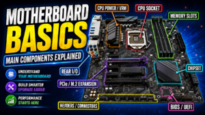 What Is a Motherboard? Understanding the Basic Components of a Computer Motherboard