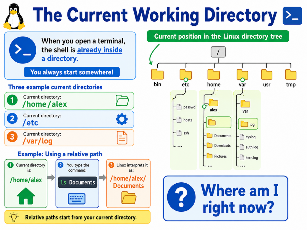 current working directory