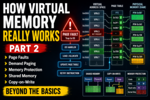 How Virtual Memory Really Works, Part 2: Page Faults, Demand Paging, Memory Protection, Shared Memory, and Copy-on-Write