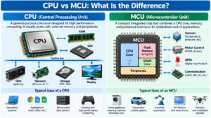 CPU vs MCU